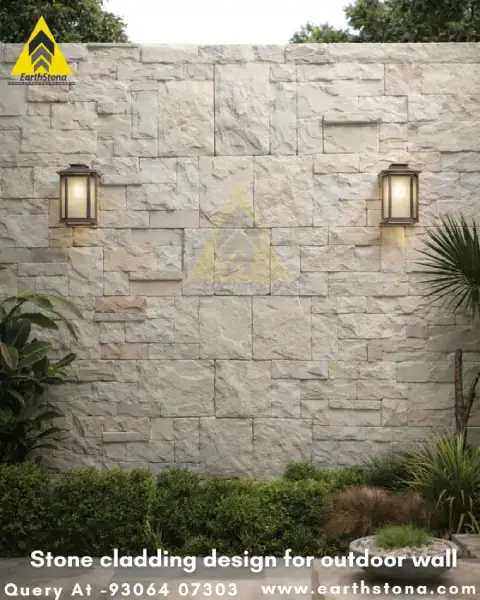 Stacked Stone Veneer Panel Tumbled Rockface